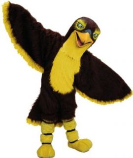 Friendly Falcon Mascot Costume: Clothing