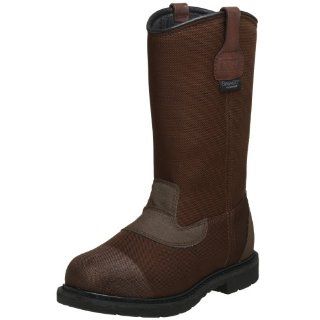 Shoes Mens 6499 12 Cordura Steel Toe Pull on Boot,Brown,7.5 M Shoes