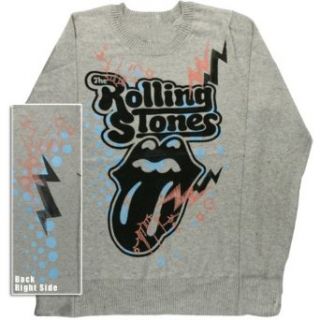 Rolling Stones   Tongue Ladies Crew Neck Sweater Clothing