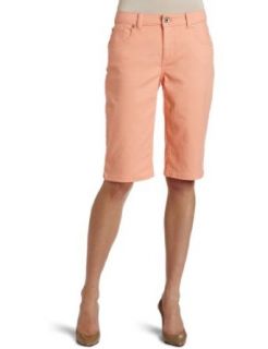 Izod Womens Just Right Colored Short, Coral Bay, 10