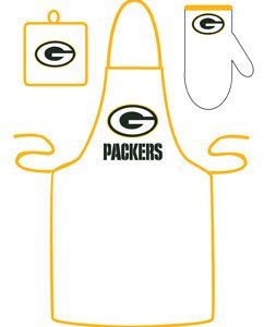 Green Bay Packers Grilling Apron Set