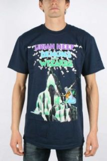 Uriah Heep   Mens Demons and Wizards T shirt in Navy