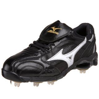 Mens 9 Spike Mizuno Pro KL Baseball Cleat,Black/White,16 M US Shoes