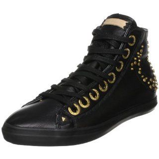 Womens Vernon Classy Lace Up Fashion Sneaker,Black,5.5 M US Shoes