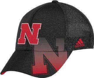 Nebraska Cornhuskers adidas Laser Cut Flex Hat Sports