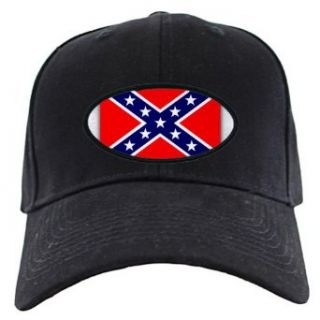 Artsmith, Inc. Black Cap (Hat) Rebel Confederate Flag HD
