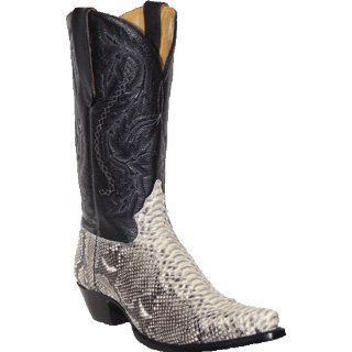 Star Boots Mens Natural Python Cowboy Boots