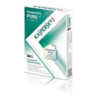 Kaspersky PURE V2 2012 Total Security 3 postes/1an   Achat / Vente