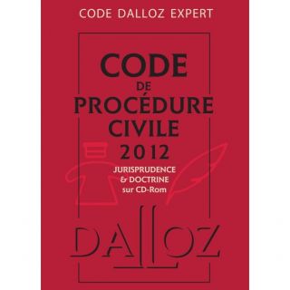Code de procédure civile (édition 2012)   Achat / Vente livre