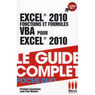 SCIENCES   MEDECINE Excel 2010 ; fonctions et formules & VBA pour E