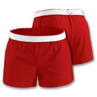 Soffe Shorts, YS, Red: Clothing