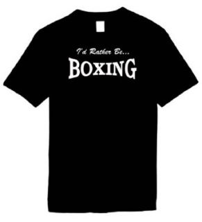 Kids Funny T Shirts (ID RATHER BE BOXING) Childrens