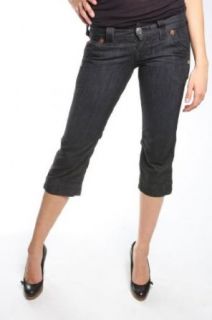 True Religion Capri Jeans SAMMY CROP, Color Black, Size 26 Clothing
