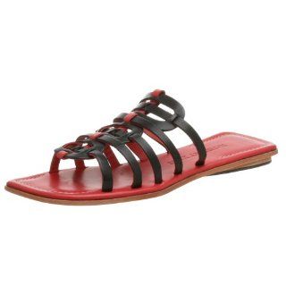 Robert Zur Womens Greca Sandal,Fire/Black,8 M Shoes