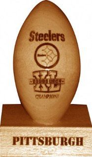Pittsburgh Steelers Super Bowl XL Mini Laser Engraved Wood