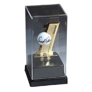 Custom Engraved Single Golf Ball Display Case with #1