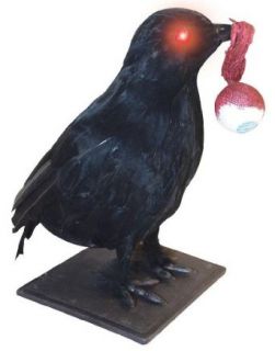 Realistic Crow with Bloody Eyeball Prop Clothing
