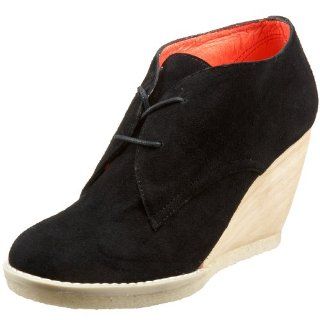 Matiko Womens Sid Wedge Oxford,Black,6 M US Shoes