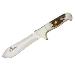 Puma Knives White Hunter Fixed Blade Knife with Genuine