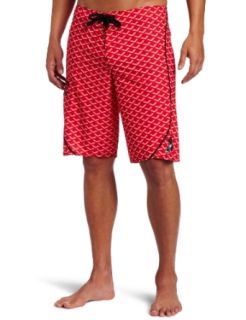  ONeill Mens In4mation Freak Board Shorts, Red, 30 Clothing