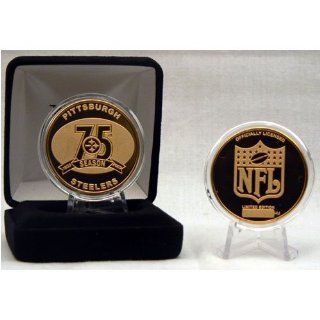 Highland Mint Pittsburgh Steelers 75th Anniversary 24kt