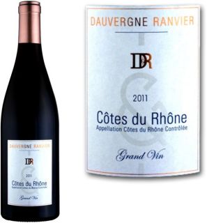 Dauverne Ranvier   AOC Côtes du Rhône   Millésime 2011   Vin rouge
