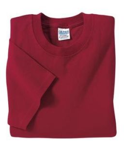 Gildan Ultra Cotton 2000 Adult T Shirt   Cardinal Red