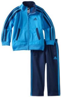 adidas Boys 2 7 Fashion Tricot Set, Bright Blue, 3T
