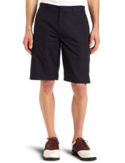 Mens Classic Fit Coolmax Golf Short With Pocket, Navy, 33 Clothing