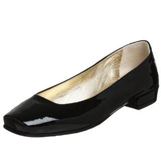 Ballad Square Toe Ballerina,Black,34 EU (US Womens 4 M) Shoes
