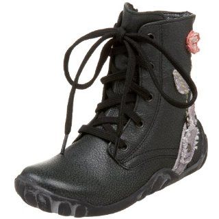 Jelly Bean Boot,Black/Purple,33 EU (US Little Kid 1.5 M) Shoes