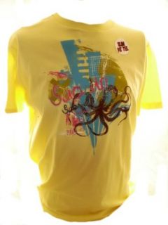 Saosin Mens T Shirt   Yellow Octopus Confusion Image (XL