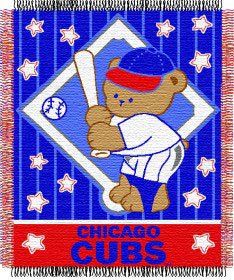 Chicago Cubs 36x48 Baby Blanket / Throw