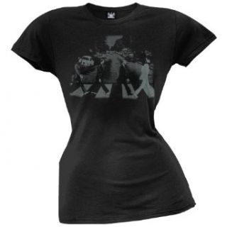 Beatles   Abbey Road Juniors T Shirt   X Large: Clothing