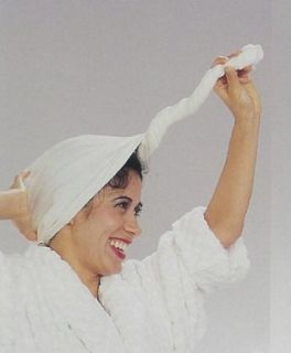 Cotton Terry Head Turban: Clothing