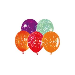 (18)   Achat / Vente BALLON DECORATIF 10 Ballons chiffres (18