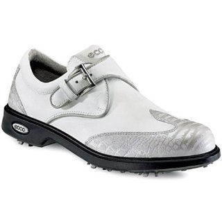 Womens Golf Classic Wing Buckle Silver & White Croc. 37 6 6.5 Shoes