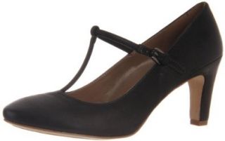 ECCO Womens Nephi T Bar Mary Jane Pump,Black,38 EU/7 7.5 M US Shoes
