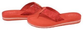 Coach Womens Jayla Fashion Flip Flop (10M, Red) Shoes
