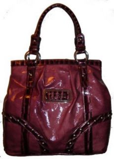 Guess Purse Handbag Purple Network Shine Clothing