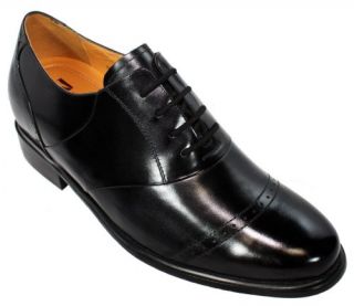 Taller   Height Increasing Elevator Shoes (Black Dress Shoes): Shoes