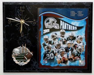 Carolina Panthers 2008 Picture Clock