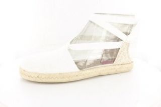 : Andres Machado Womens White Linen Jute Sandals #AM415 (39): Shoes