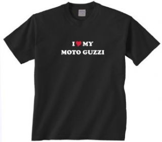 Gildan I Love My Moto Guzzi T Shirt Clothing