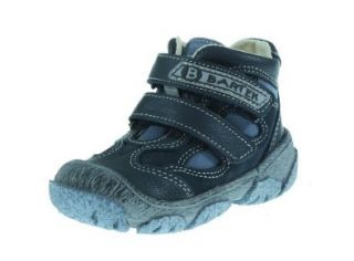 Boys Navy Leather Ankle Shoes 91991 C79 (Infant & Toddler) Shoes