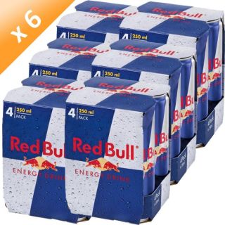 de 6 Packs   Red Bull Energy Drink   Boisson Énergisante   24 x 25cl