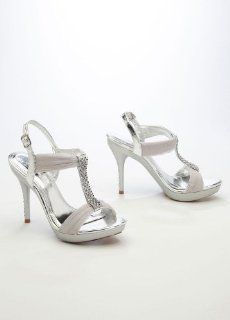 Shoes High Heel Sandal with Crystal T Strap Style AELIZE12 Shoes
