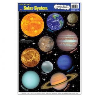 Solar System Peel N Place Party Accessory (1 count) (10