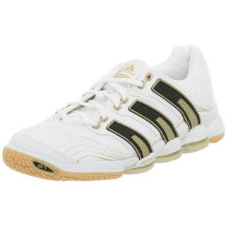  adidas Mens Stabil 7 Volleyball Shoe,White/Black/Gold,6.5 M Shoes