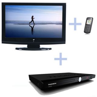 Continental Edison TV LCD 19SD3 + THOMSON DVD120H   Achat / Vente PACK